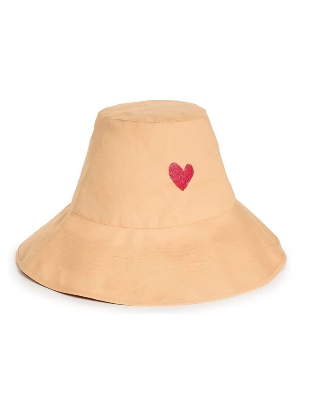 KERRI ROSENTHAL Sunny Daze cotton reversible packable women's bucket hat -SAND~